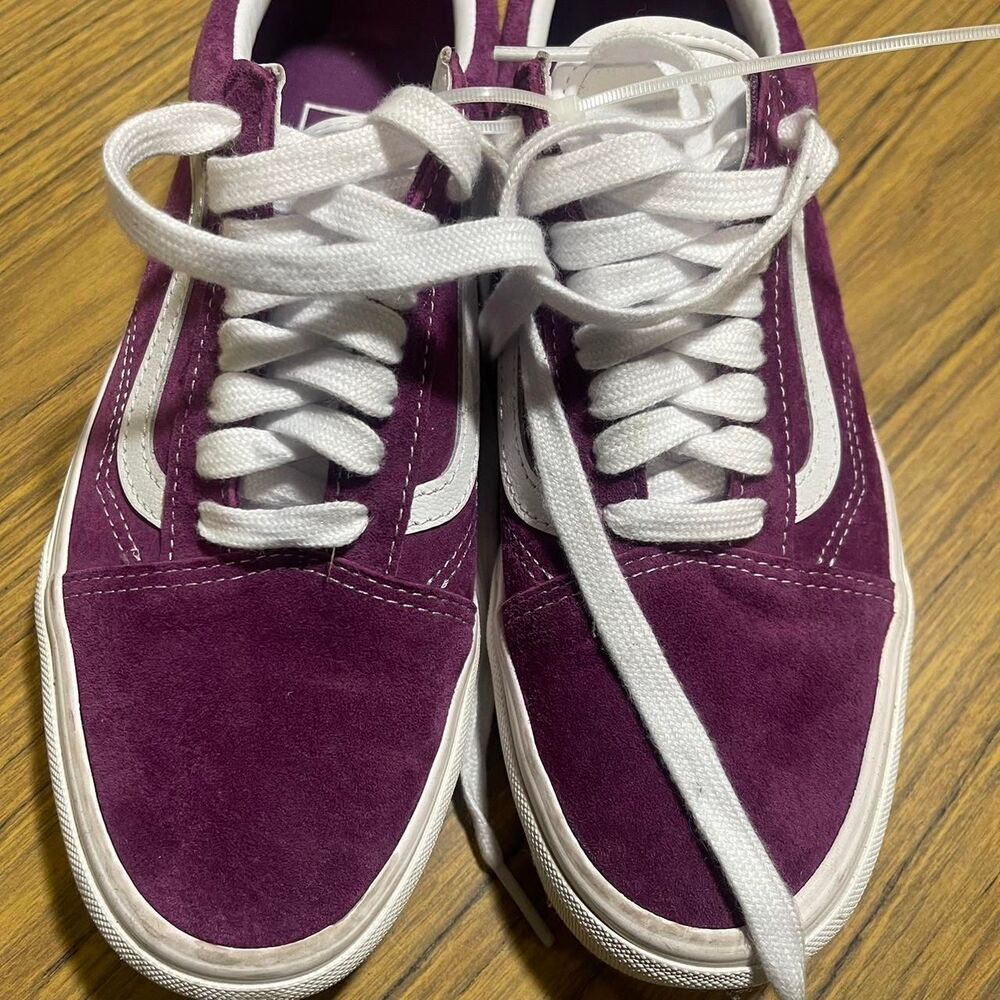 Vans Women's Pink and Purple Trainers